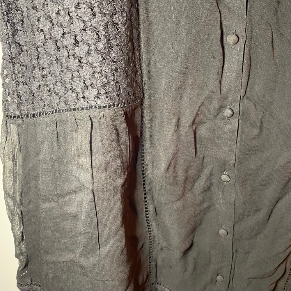❌SOLD❌ALLSAINTS | Manie Black Lace Dress M - Picture 5 of 5